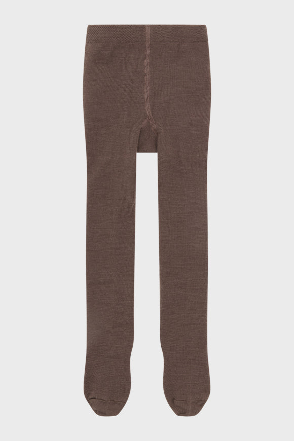 Warme Strumpfhose mit elastischem Bund von Hust & Claire besteht innen aus Bambusviskose und außen aus Wolle.