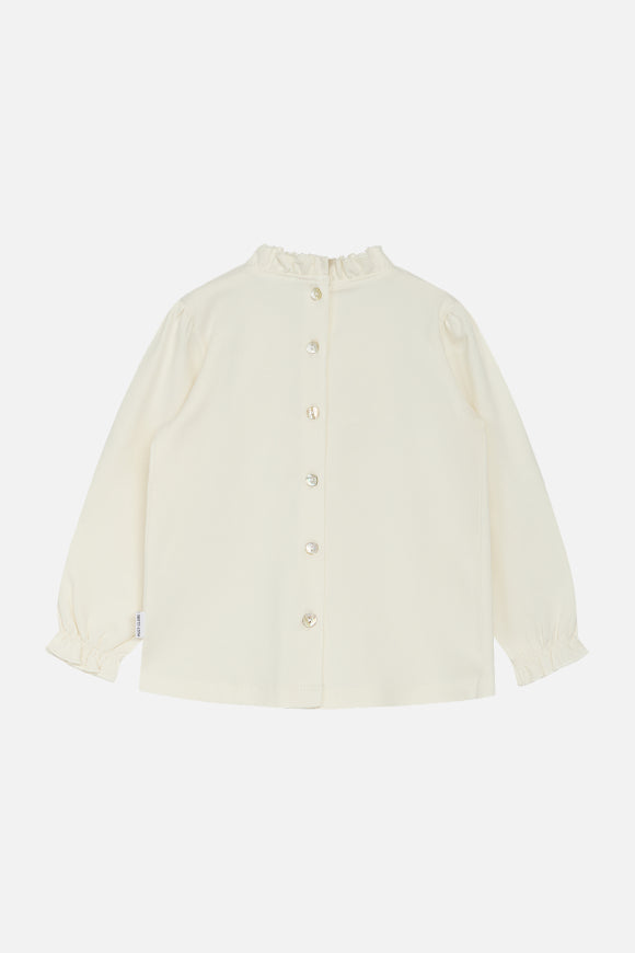Hust & Claire - Mädchenbluse Annelie natur mit Stickerei - AURYN Shop