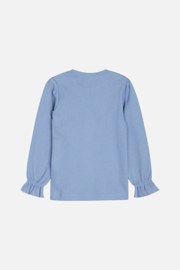 Hust & Claire - Mädchen Langarmshirt Amma blau - AURYN Shop