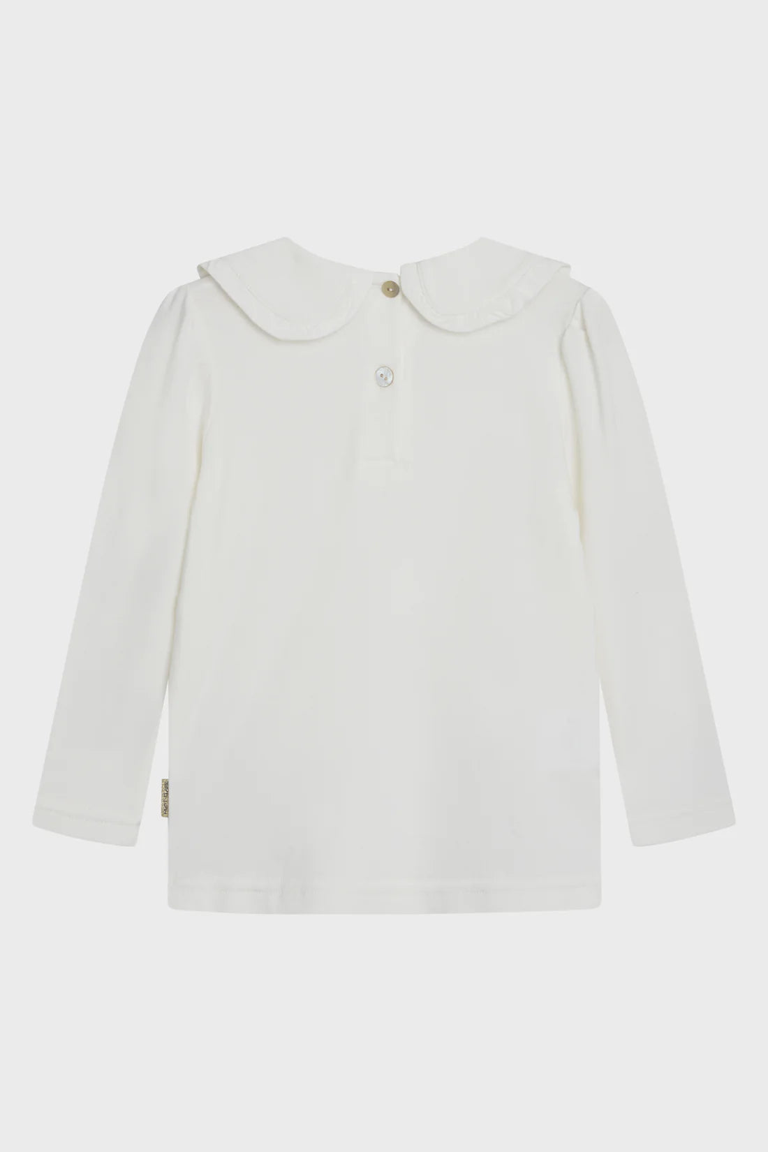 Hust & Claire - Kinder Langarmshirt mit Kragen Alma weiß