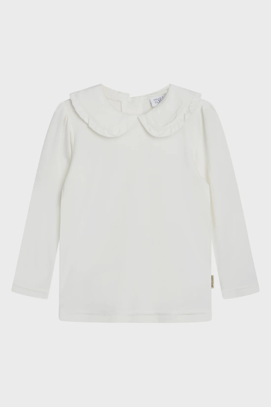 Langärmliges T-Shirt mit Kragen aus weicher Viskose von Hust & Claire.v