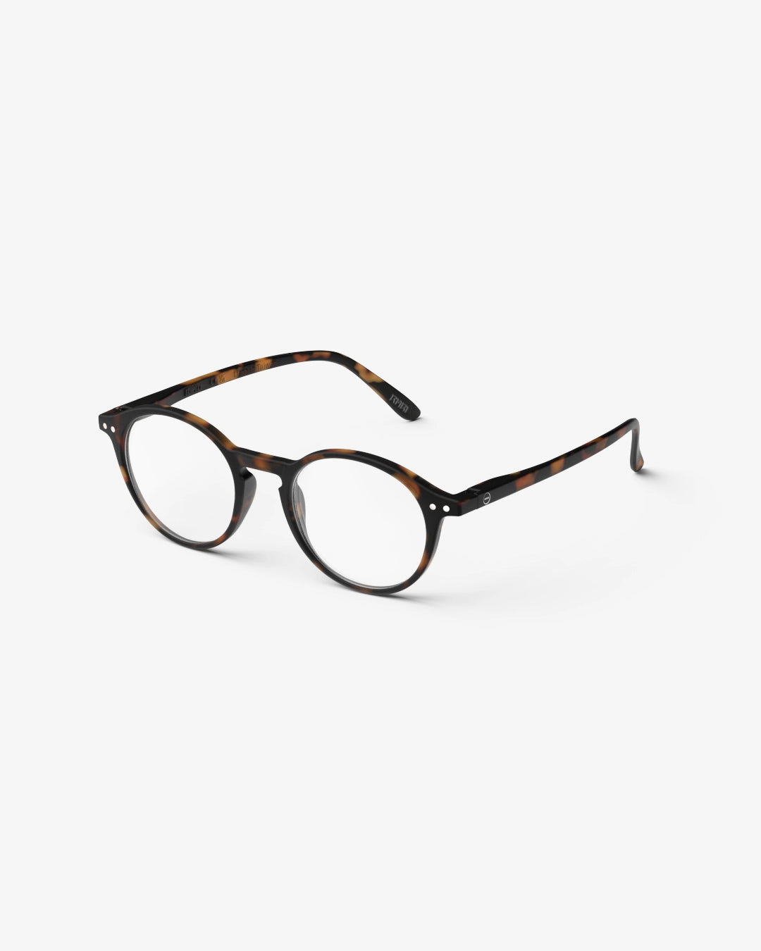 Izipizi - Lesebrille rund dunkelbraun tortoise