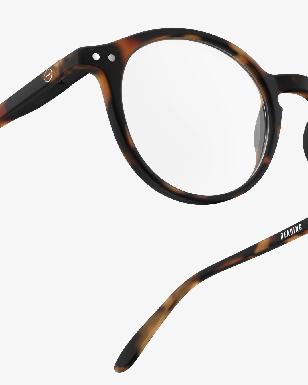Izipizi - Lesebrille rund dunkelbraun tortoise