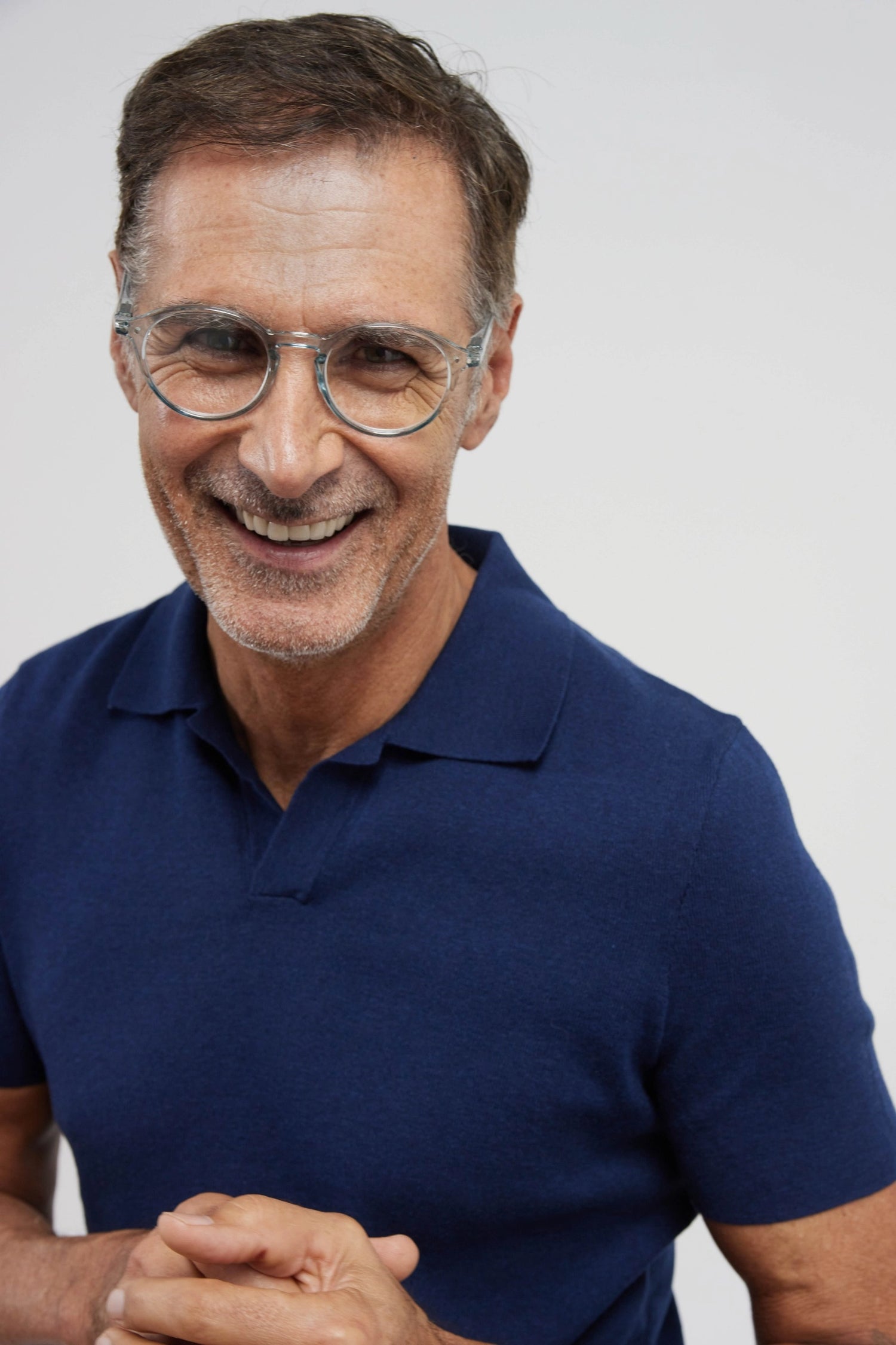 Izipizi - Unisex Lesebrille rund hellblau