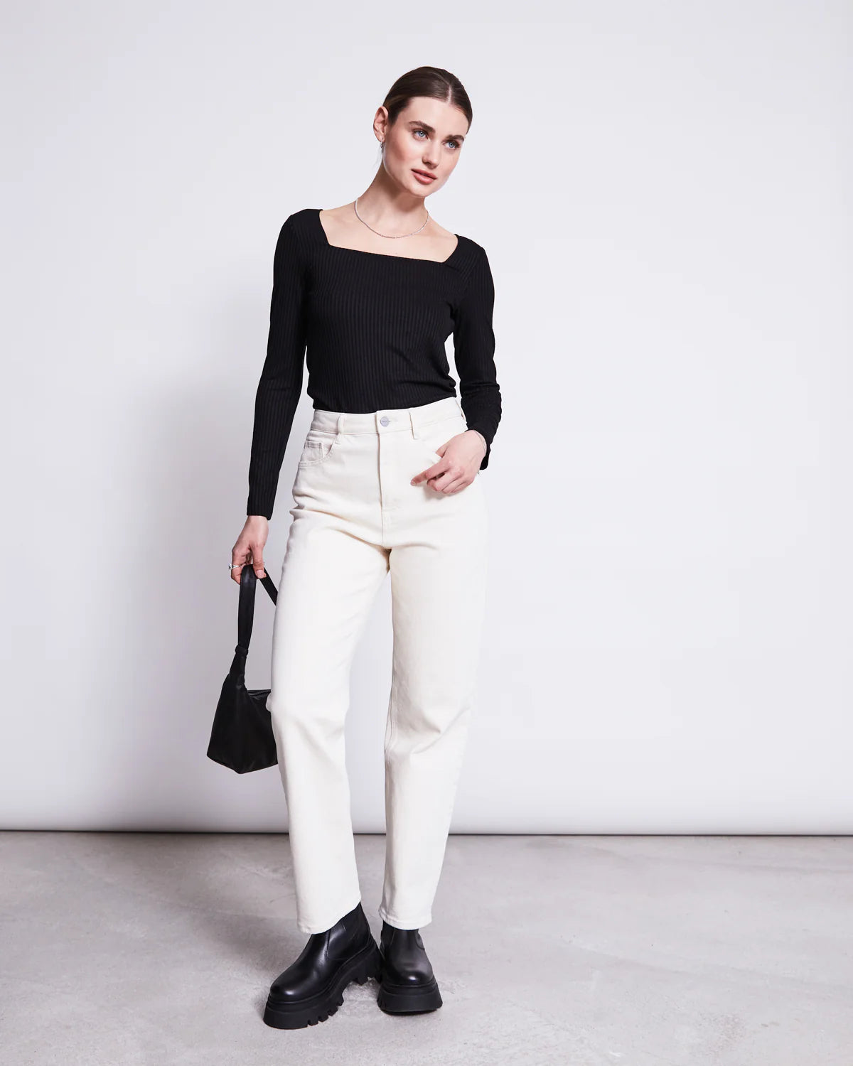 Jan ´n June - Langarmshirt Fria schwarz