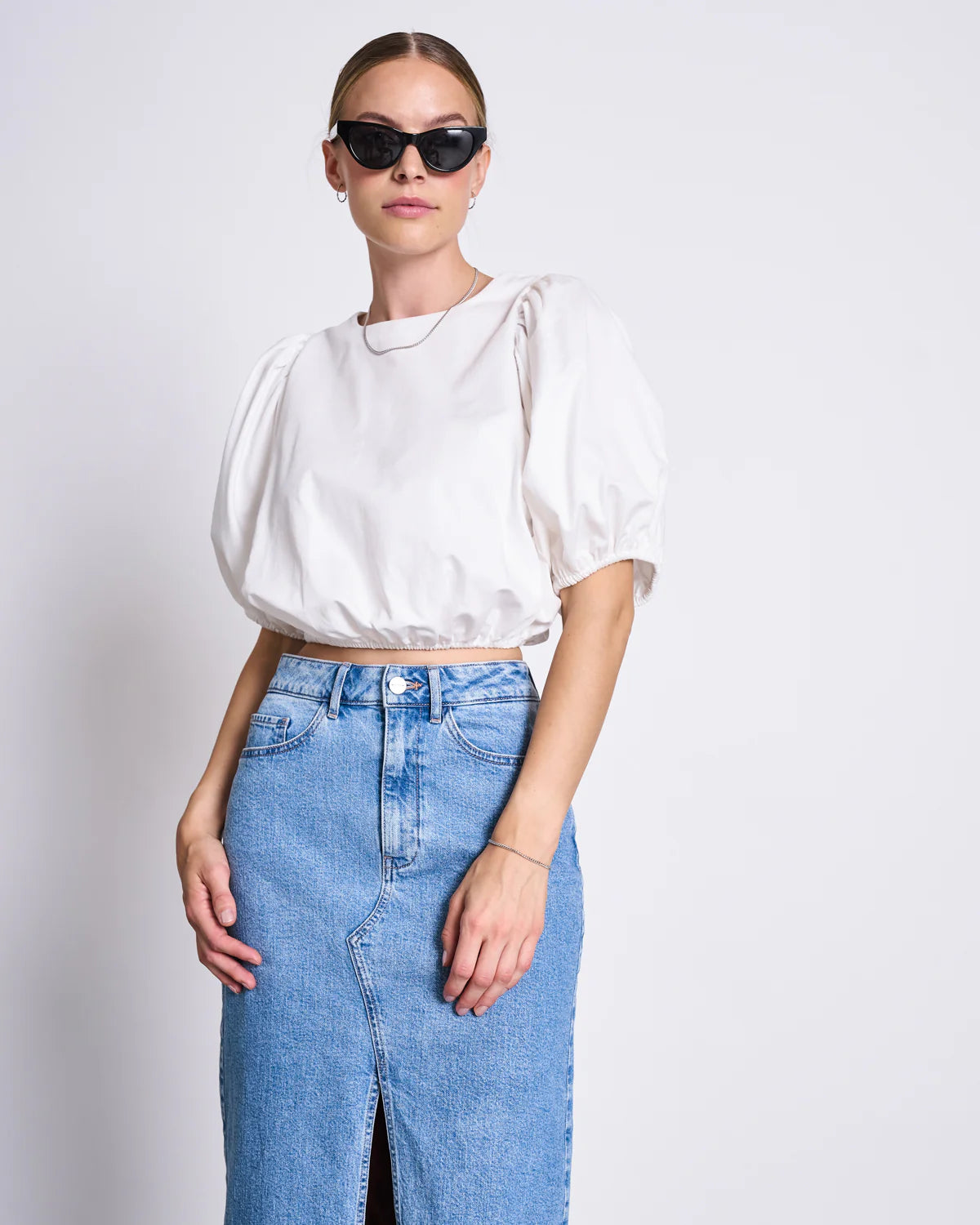 Jan`n June - Bluse Lada weiss aus Biobaumwolle