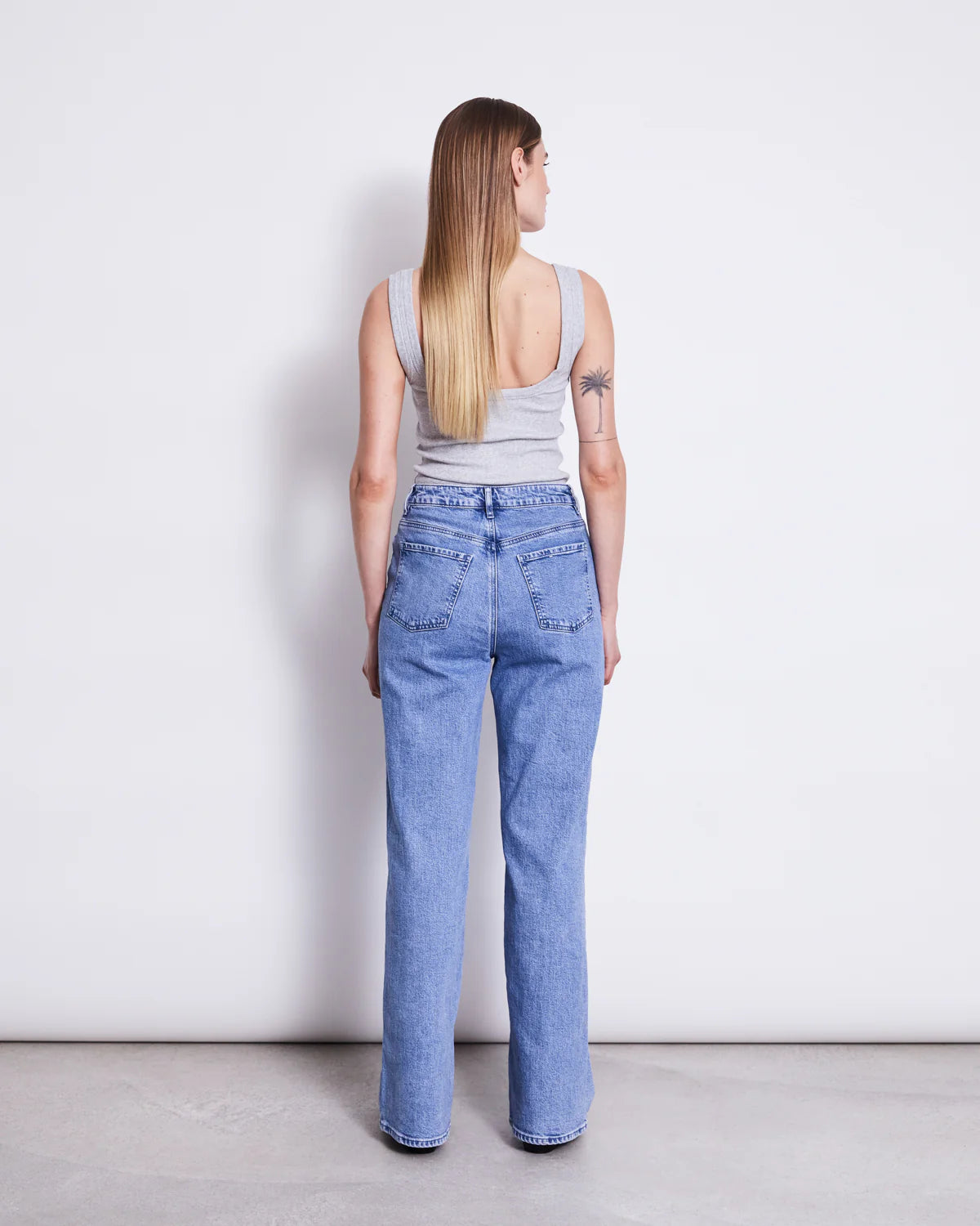 Jan ´n June - Jeans mit weitem Bein hellblau