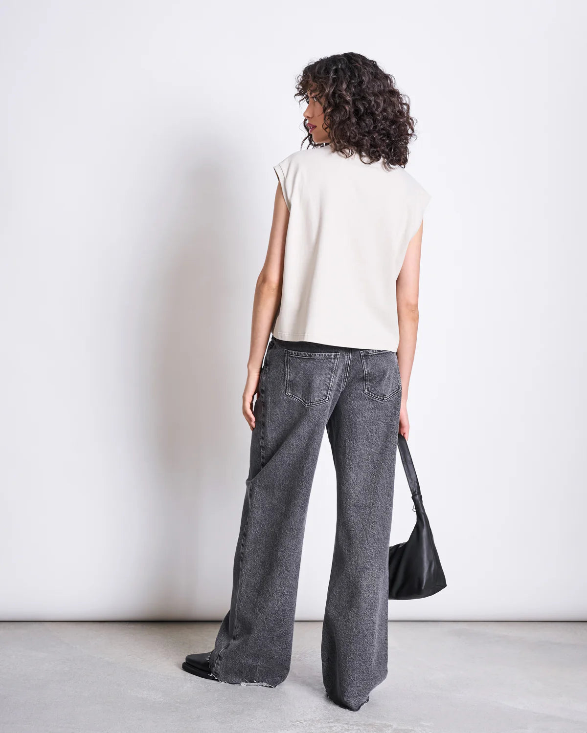 Jan ´n June - Jeans mit weitem Bein hellgrau