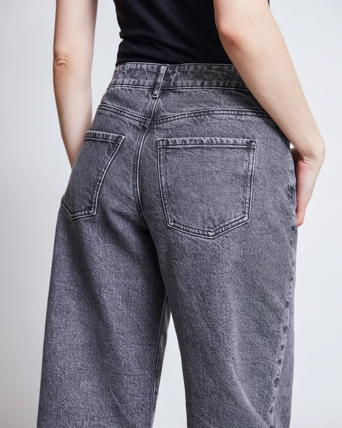 Jan ´n June - Jeans mit weitem Bein hellgrau