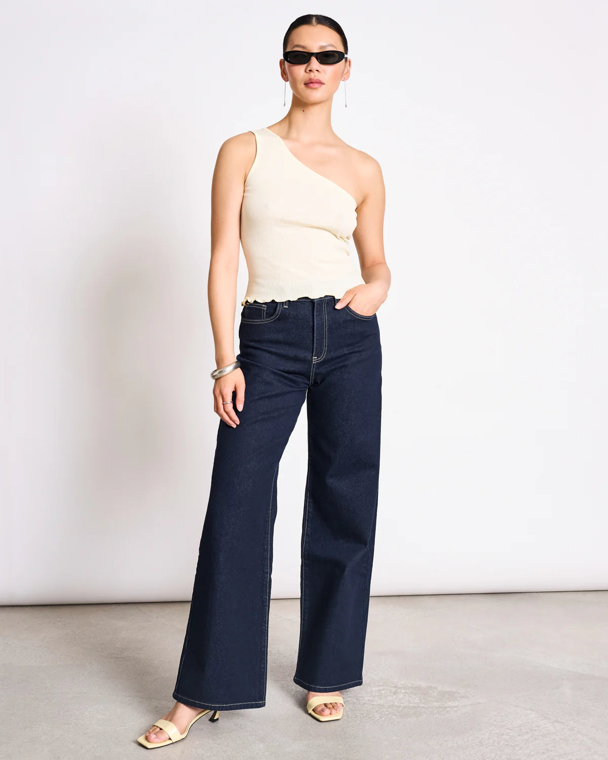 Jan ´n June - Damen Top "Tigris" one-shoulder