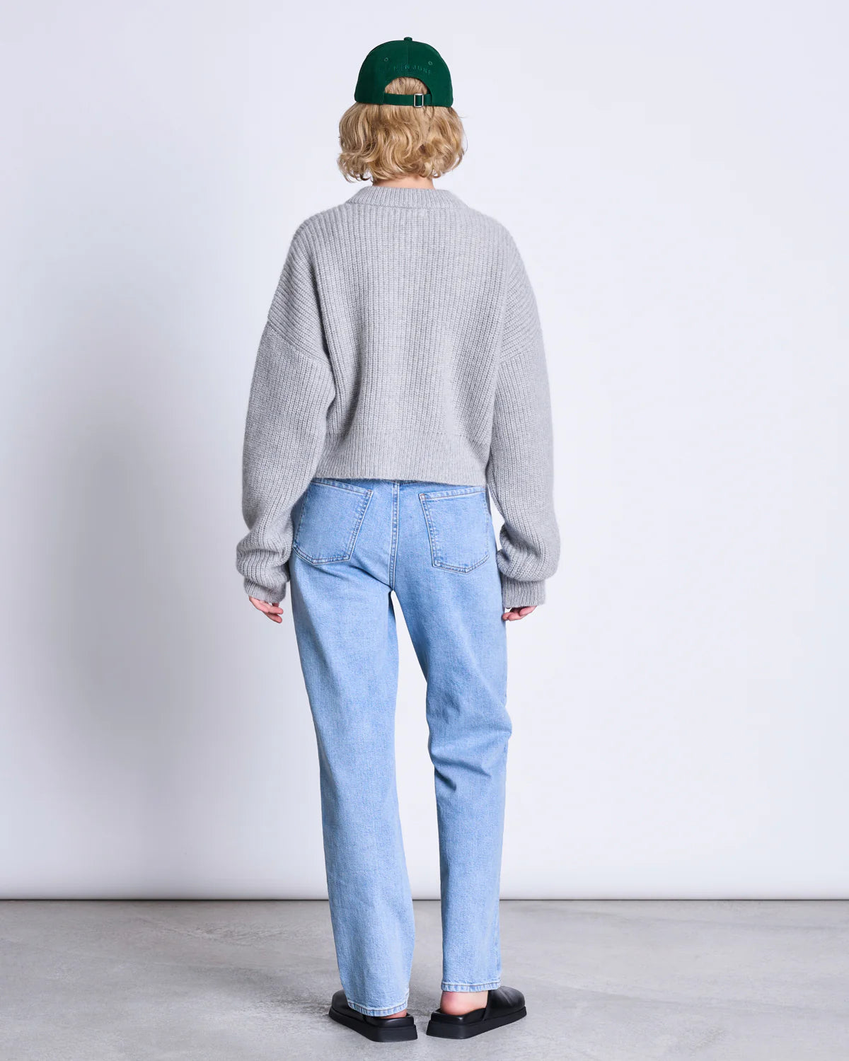 Jan ´n June - Strickjacke Beni Wolle hellgrau