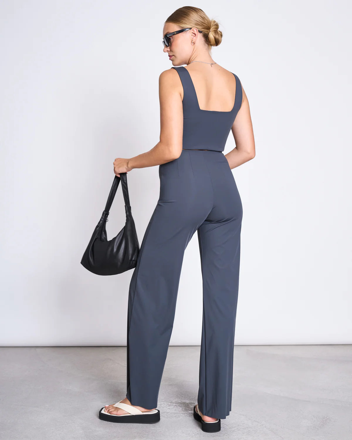 Jan ´n June - Weite Hose Marlene grau
