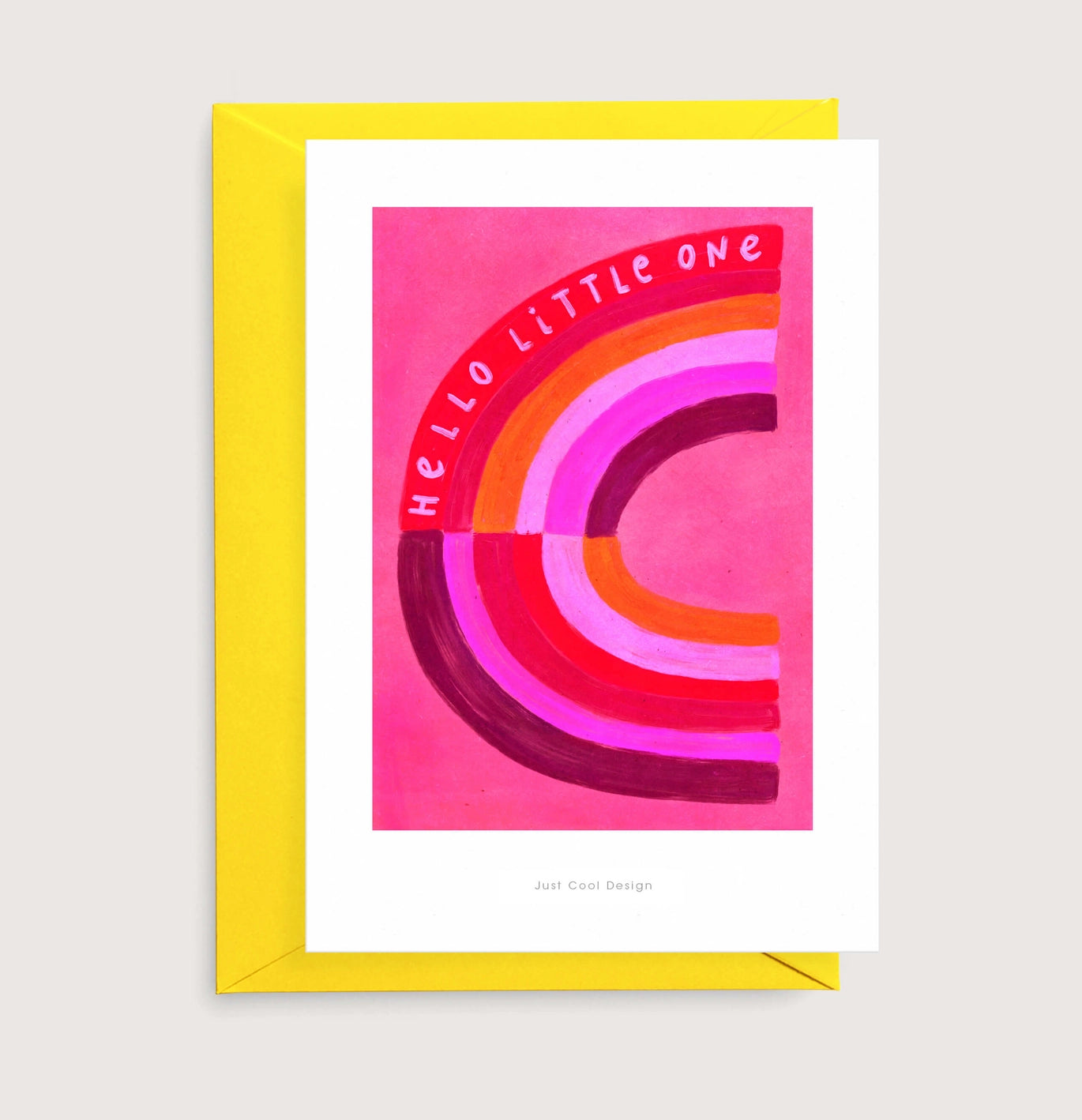 Just Cool Design - Karte Hello little one