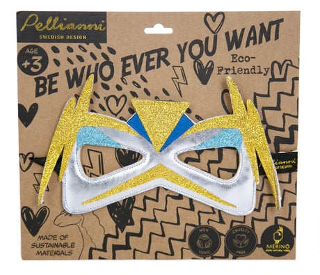 Kleine Flitzer - Maske Super Hero