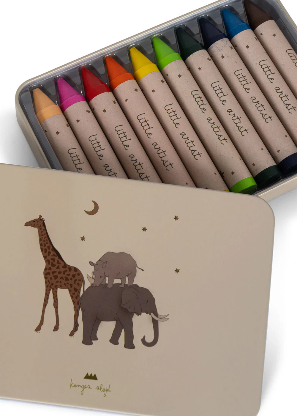 Konges Slojd - Kinder 10er Pack Buntstifte Safari