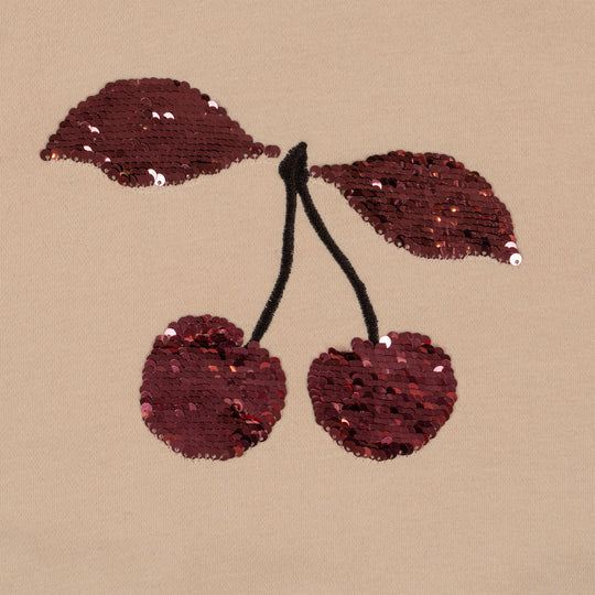 Konges Slojd - Baby Sweatshirt Kirsche beige - AURYN Shop