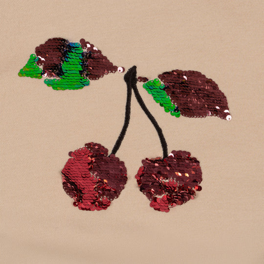 Konges Slojd - Baby Sweatshirt Kirsche beige - AURYN Shop