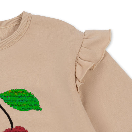 Konges Slojd - Baby Sweatshirt Kirsche beige - AURYN Shop