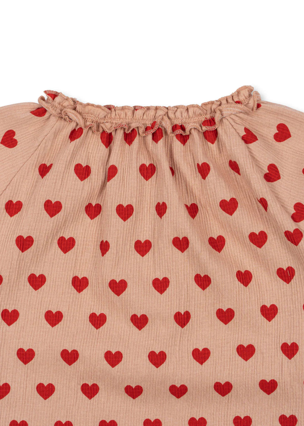 Konges Slojd - Baby Bluse Herzchen rosa