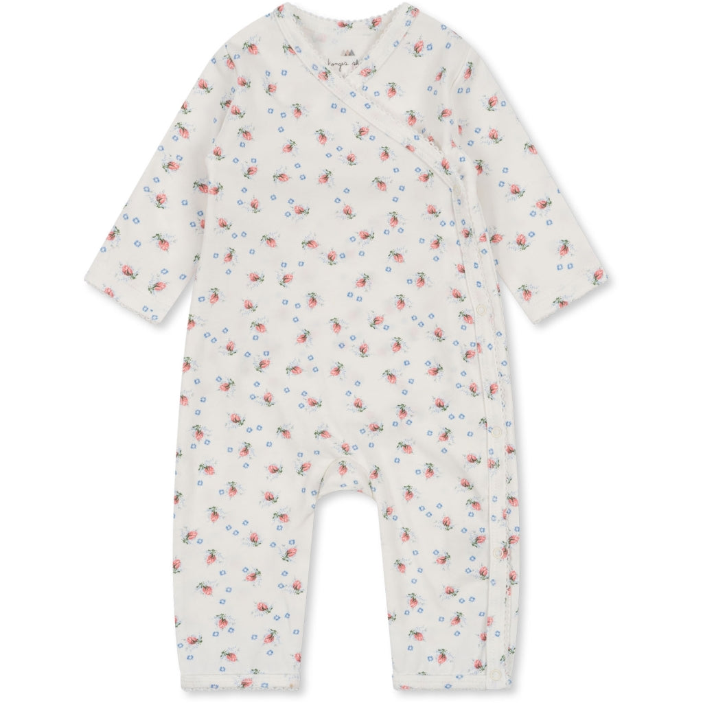 Konges Slojd - Baby Strampler Biobaumwolle Blumen