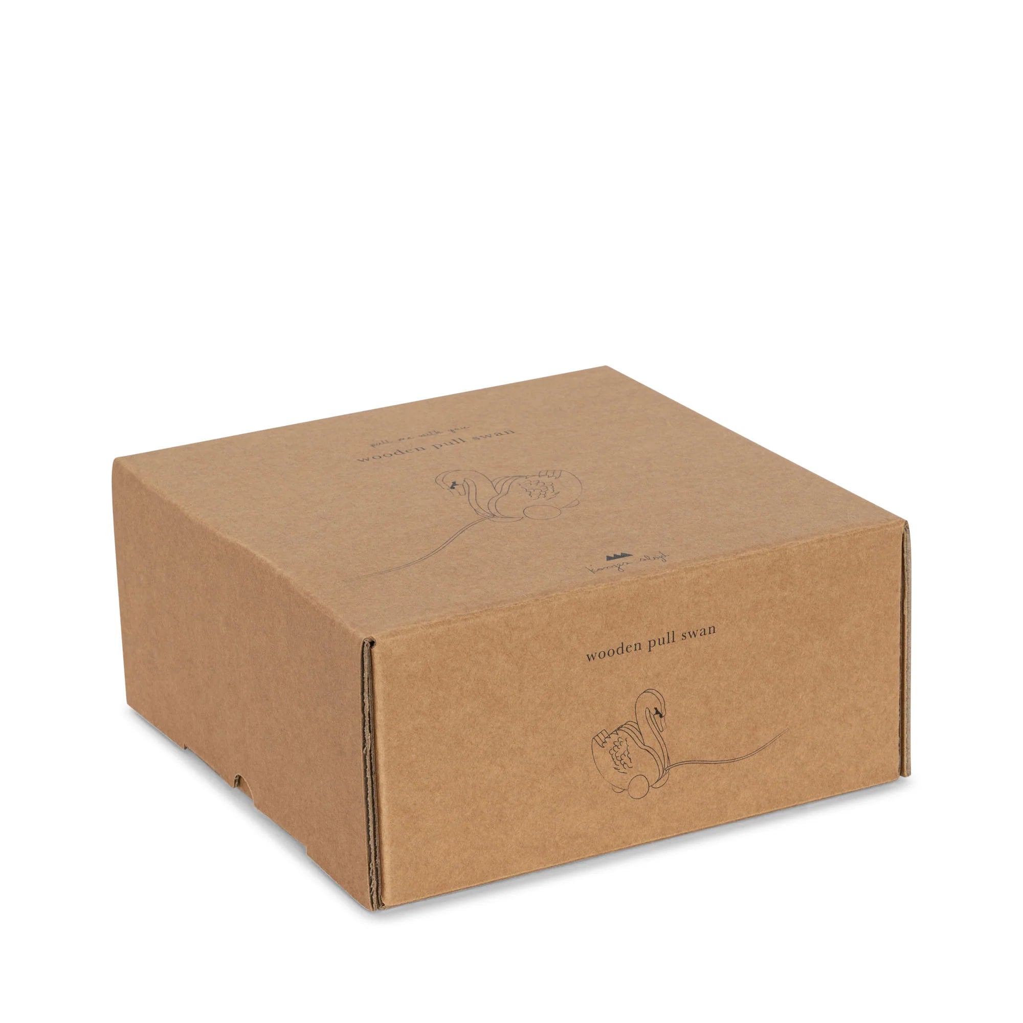 Konges Slojd - Nachziehtier Schwan aus Holz - AURYN Shop