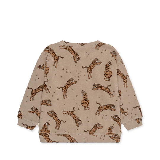 Konges Slojd - Baby Sweatshirt Tiger beige - AURYN Shop