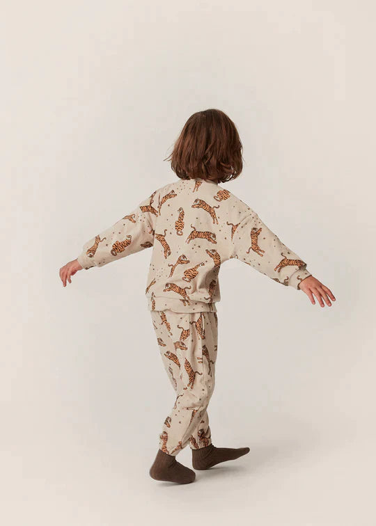 Konges Slojd - Baby Sweatshirt Tiger beige - AURYN Shop