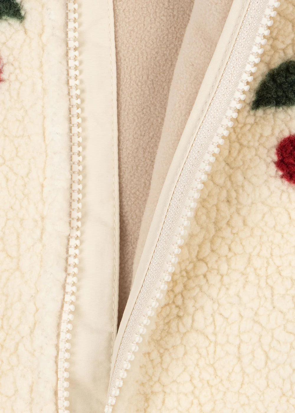 Konges Slojd - Jody Kinder Teddyweste Kirschen