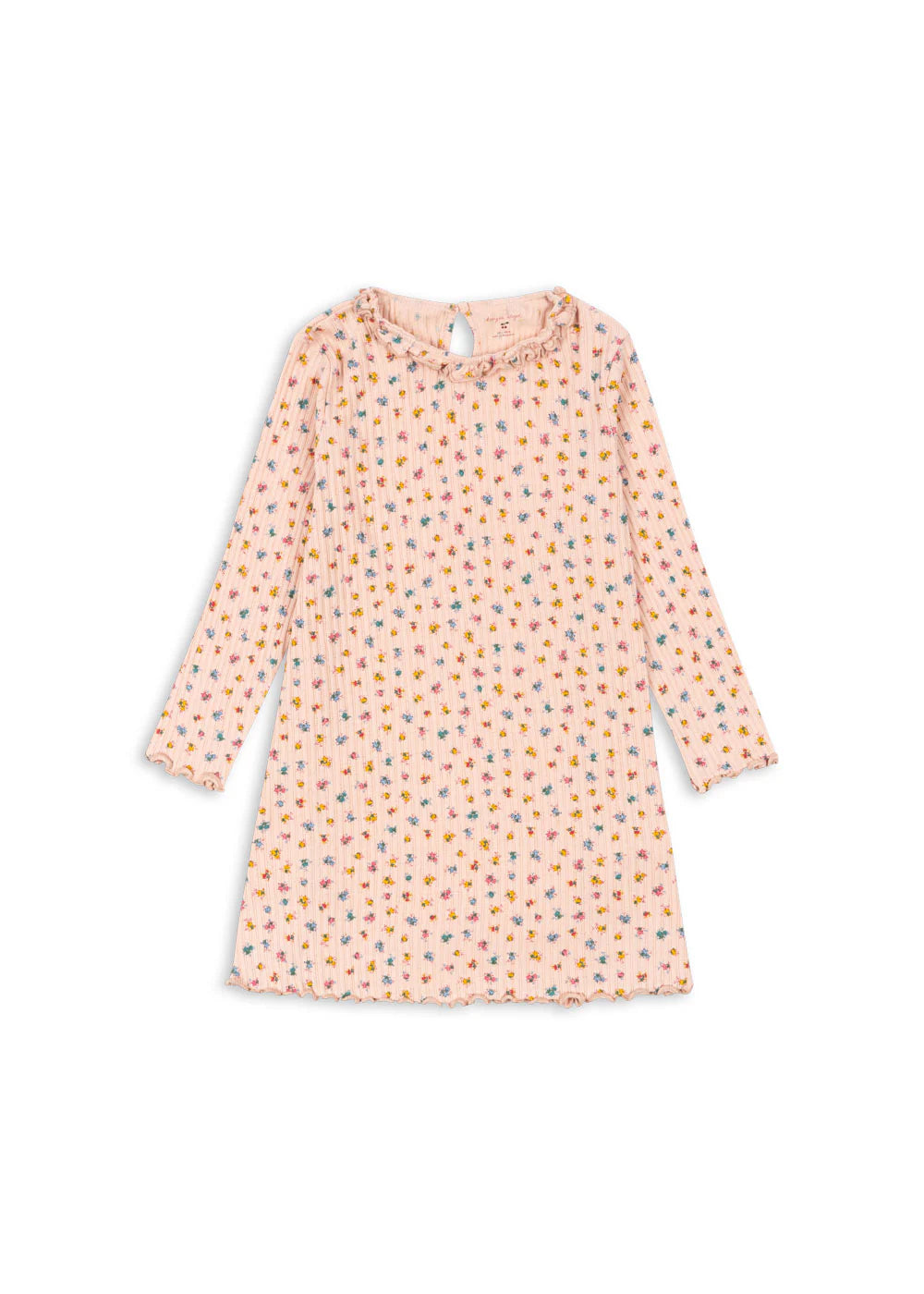 Weiches Ripp-Kleid aus einem angenehm elastischem Gewebe.