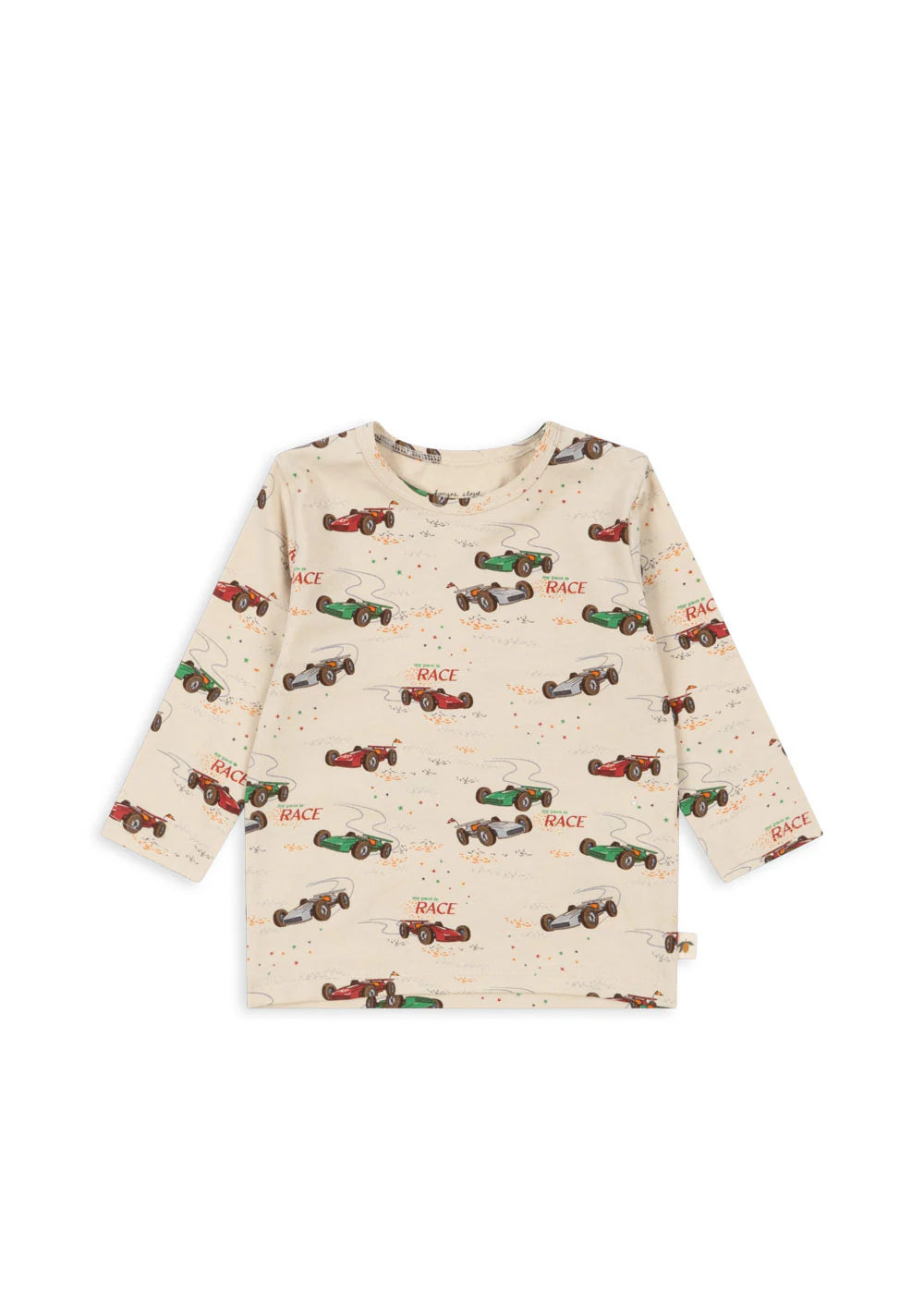 Langarmshirt aus weichem Baumwoll-Mix und mit einem Hauch von Stretch.