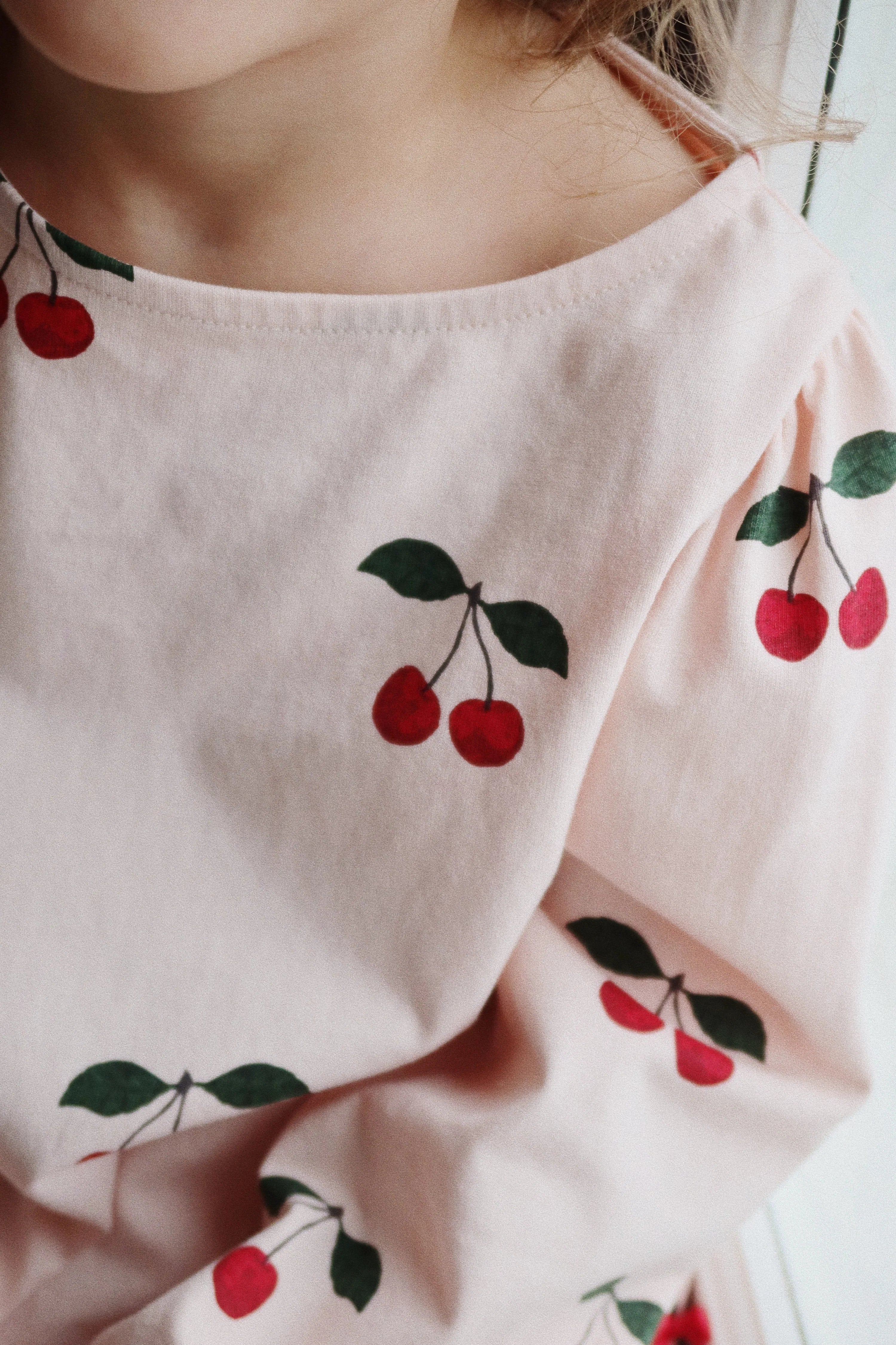 Konges Slojd - Kinder Langarmshirt Kirschen natur