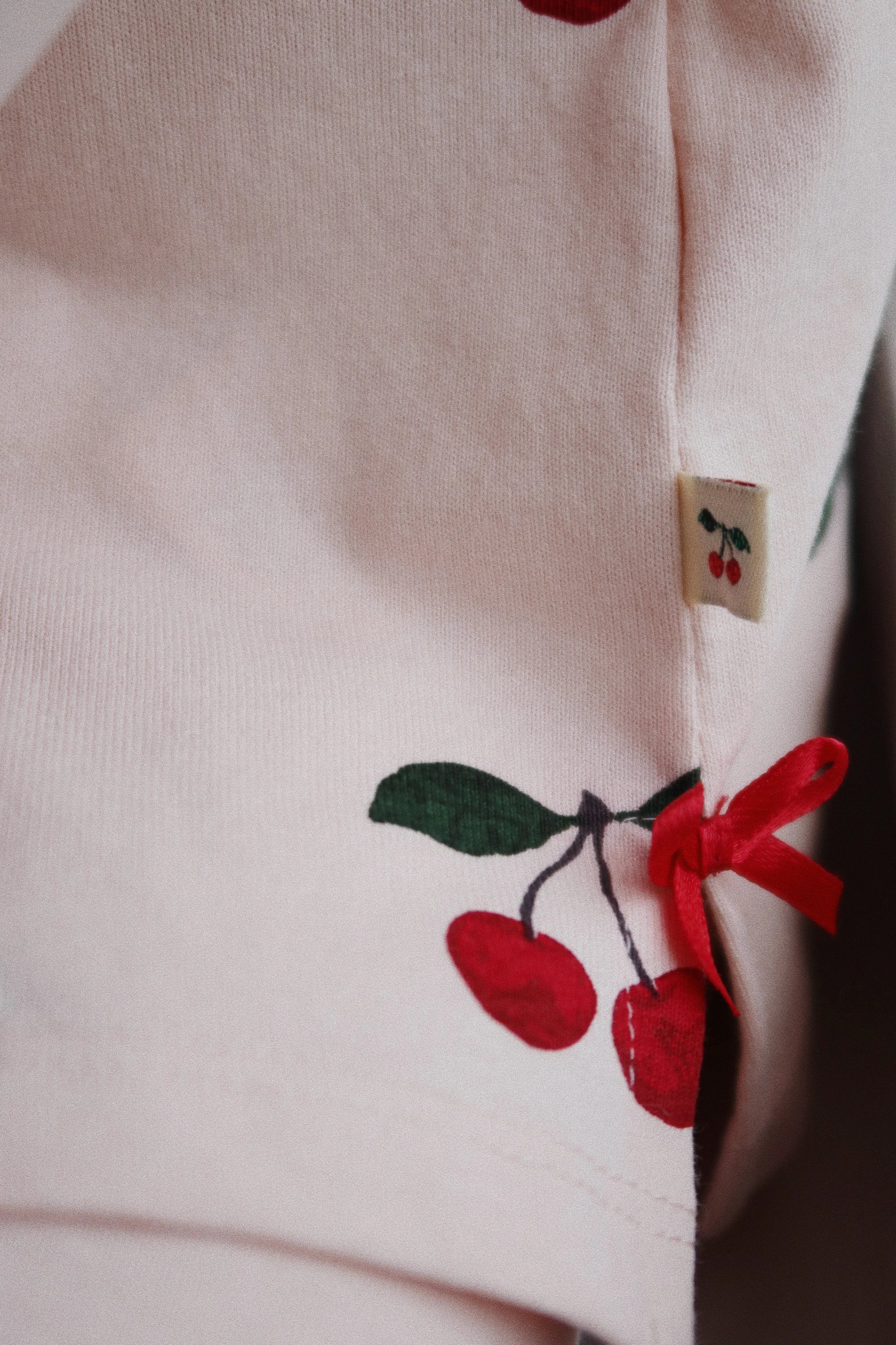 Konges Slojd - Kinder Langarmshirt Kirschen natur