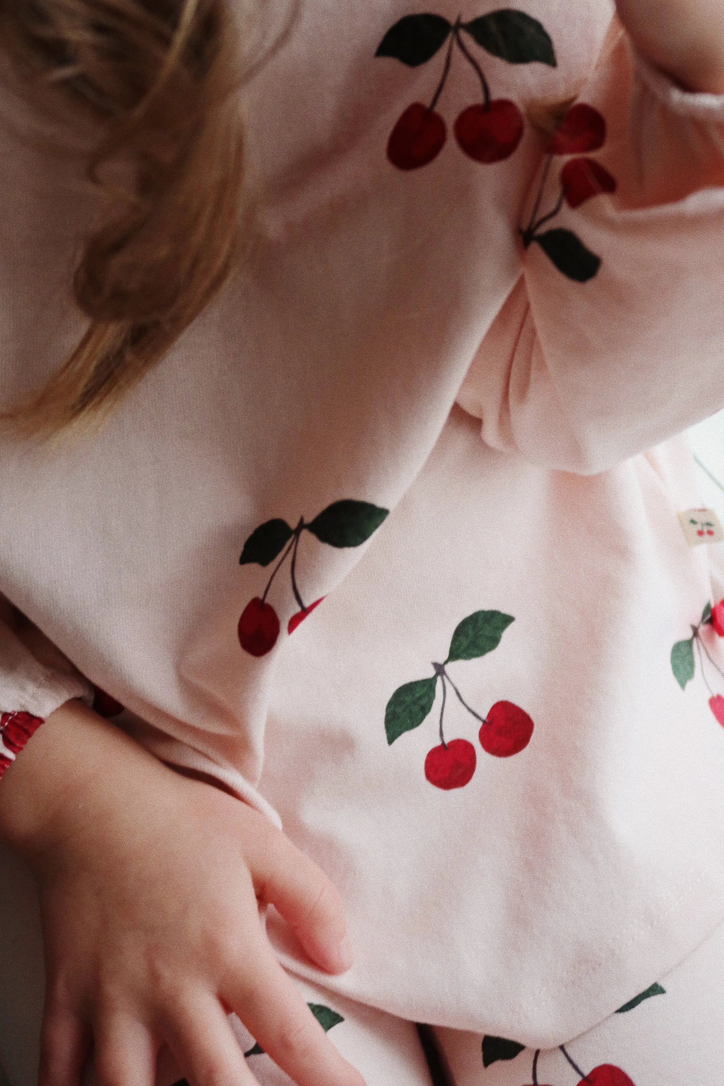 Konges Slojd - Kinder Langarmshirt Kirschen natur