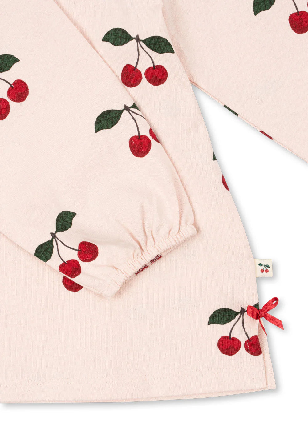 Konges Slojd - Kinder Langarmshirt Kirschen natur