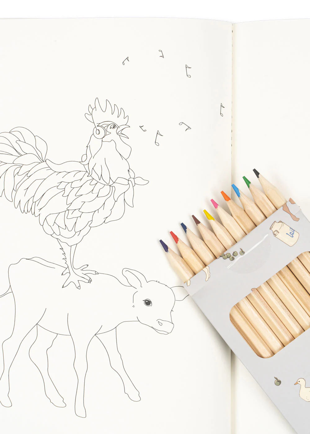 Konges Slojd - Kinder Malbuch Bauernhof