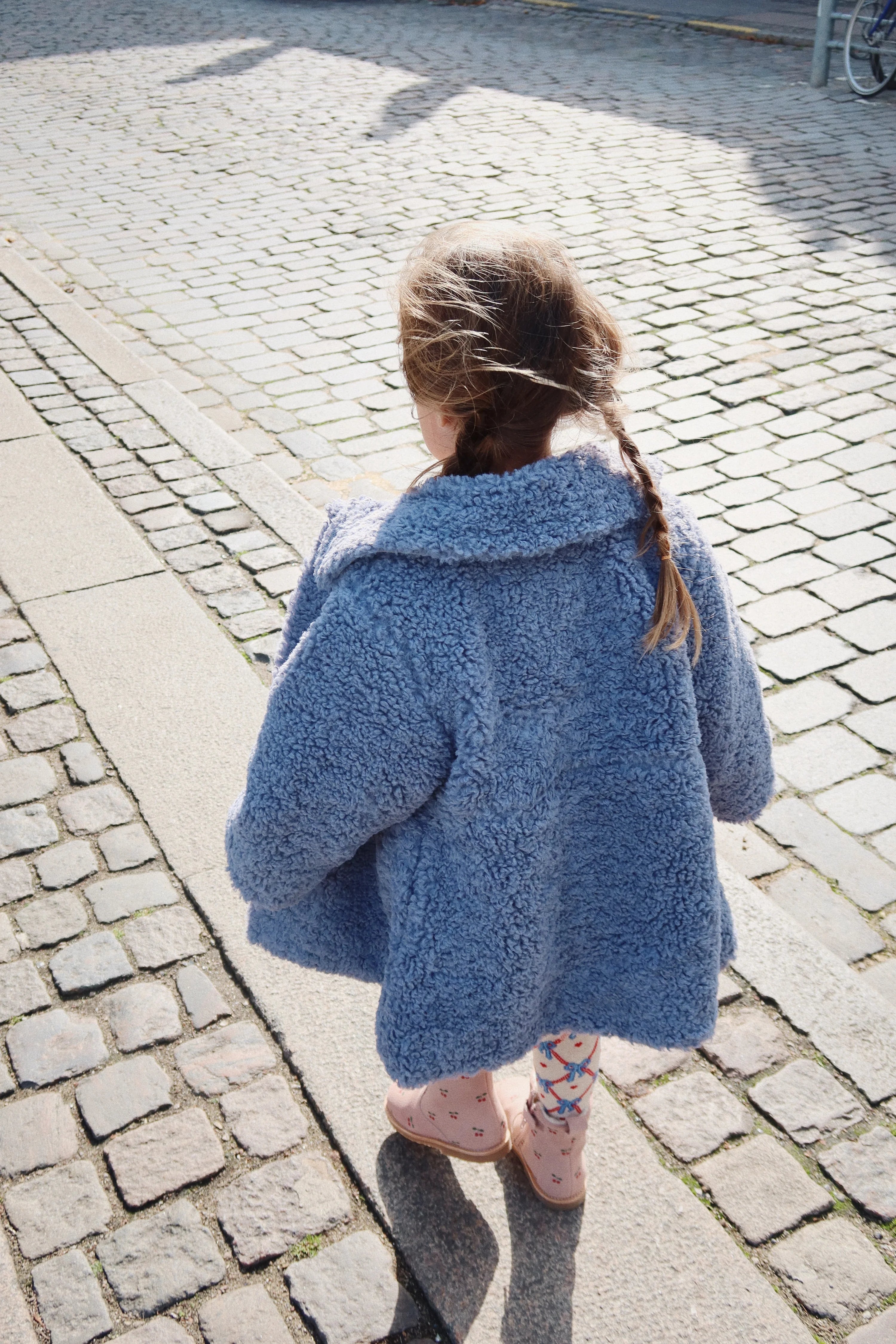 Konges Slojd - Kinder Mantel Tillie hellblau