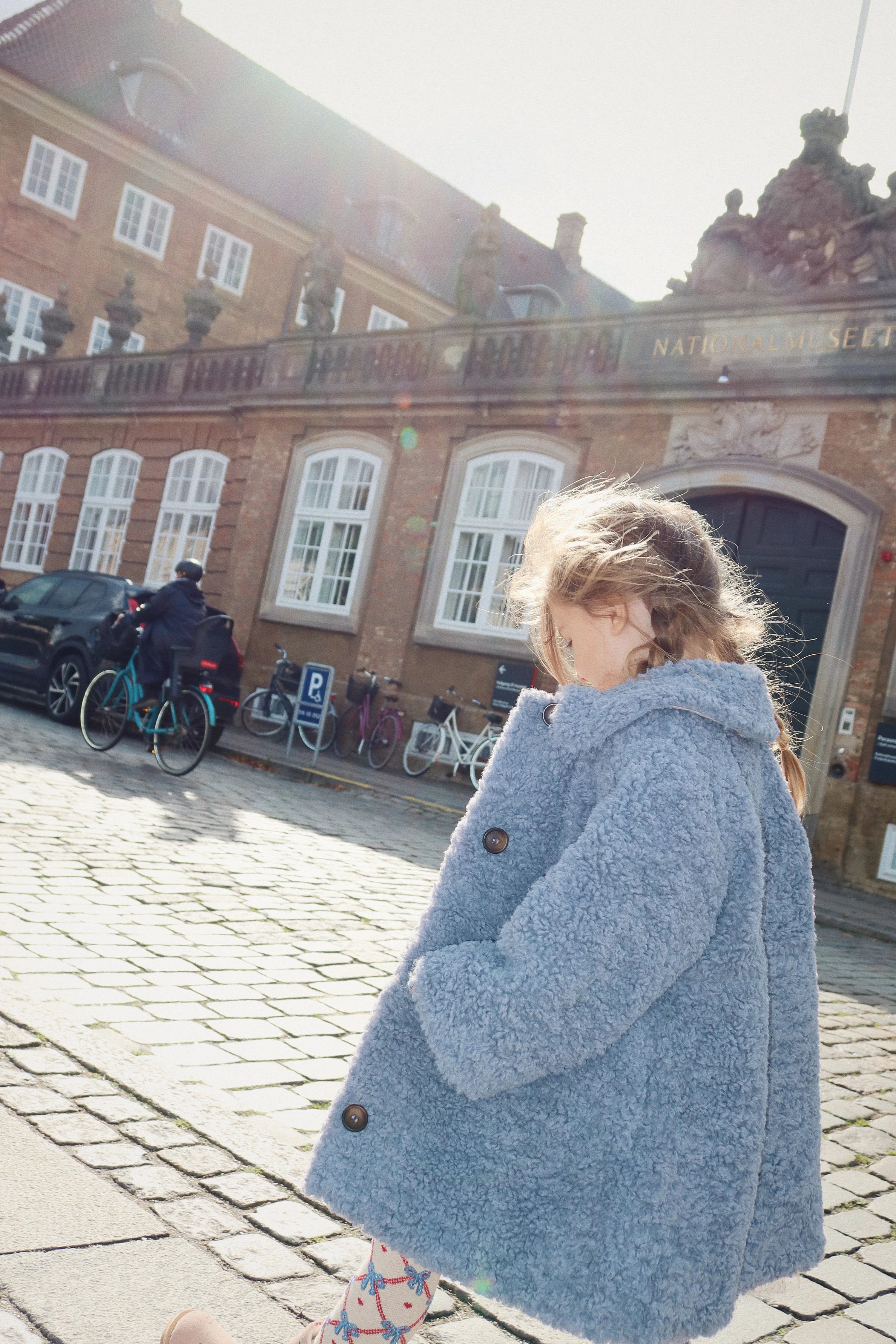 Konges Slojd - Kinder Mantel Tillie hellblau