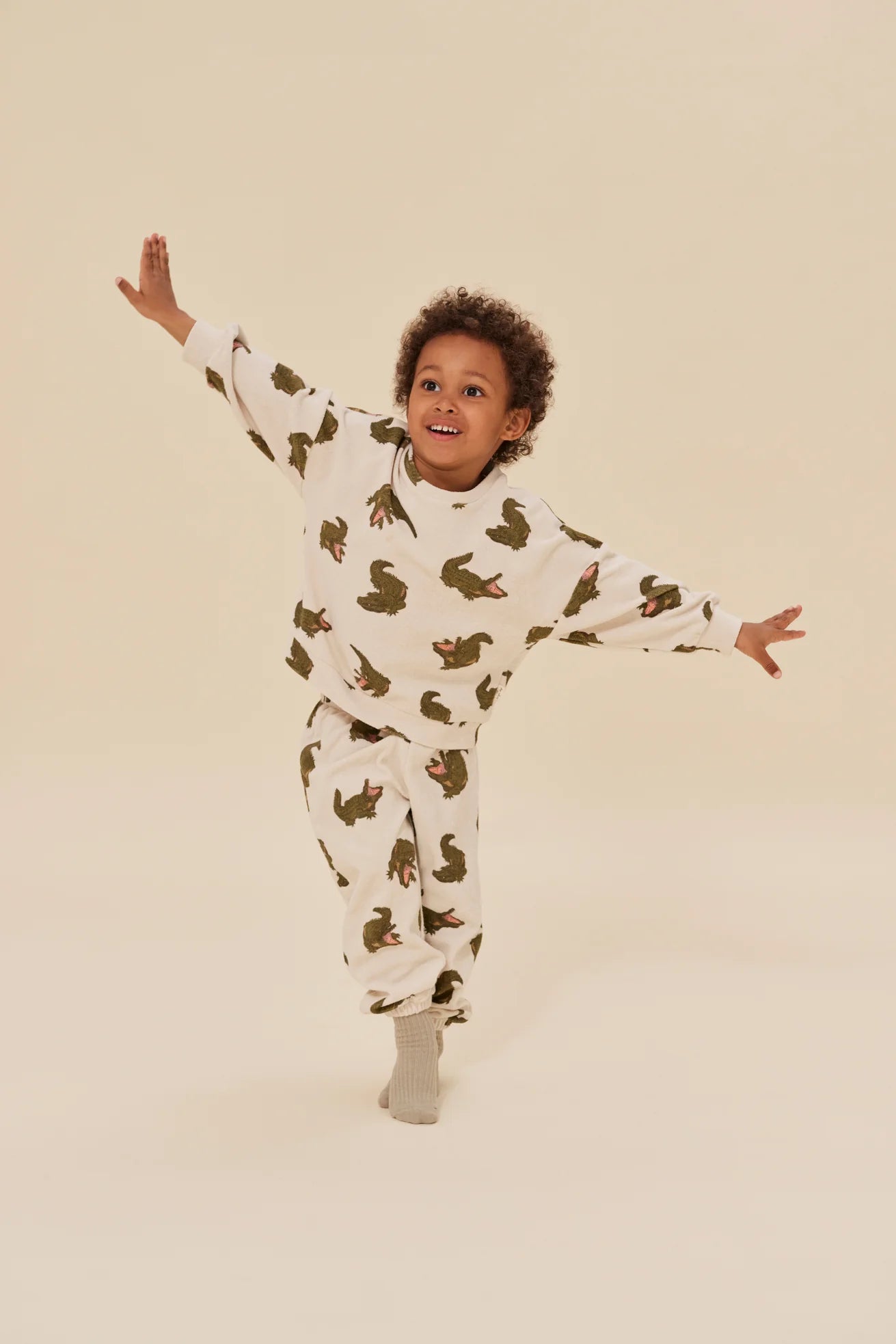 Konges Slojd - Kinder Sweatshirt Krokodil