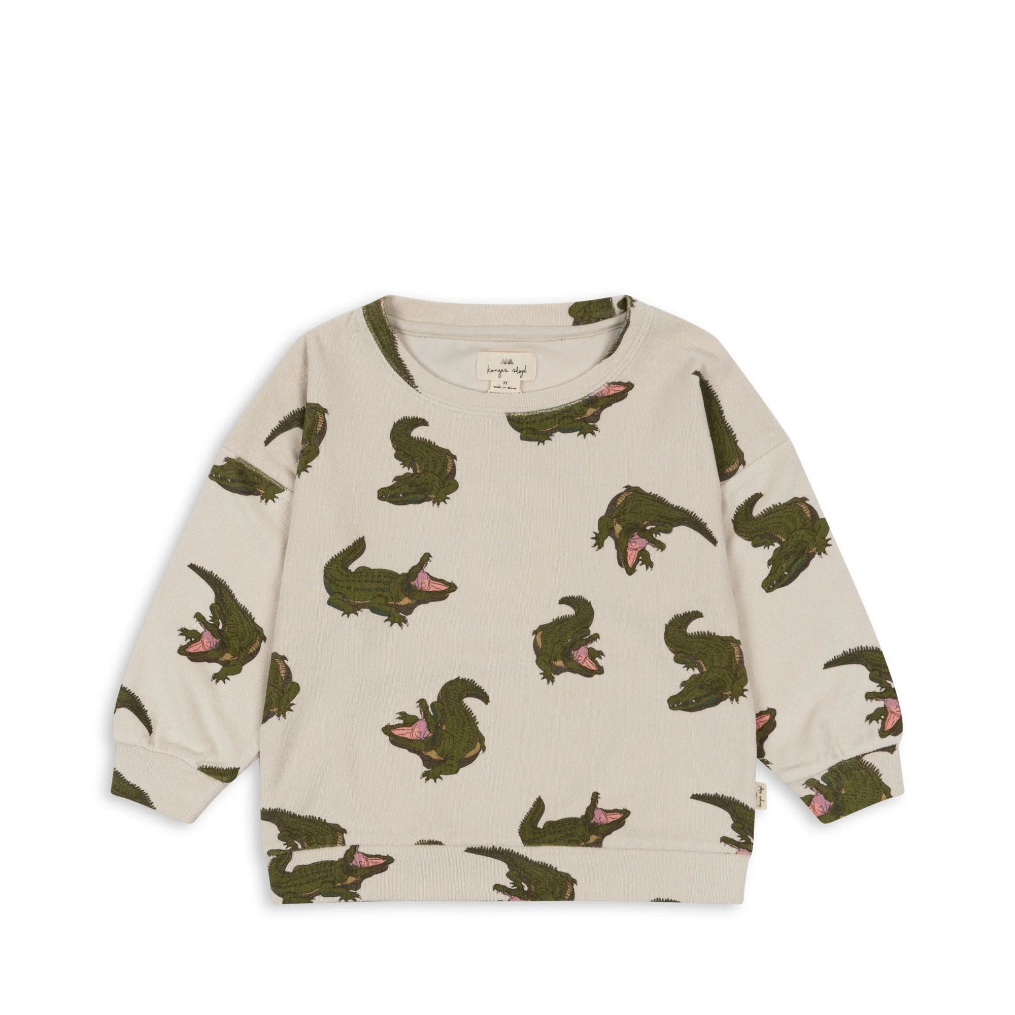 Konges Slojd - Kinder Sweatshirt Krokodil