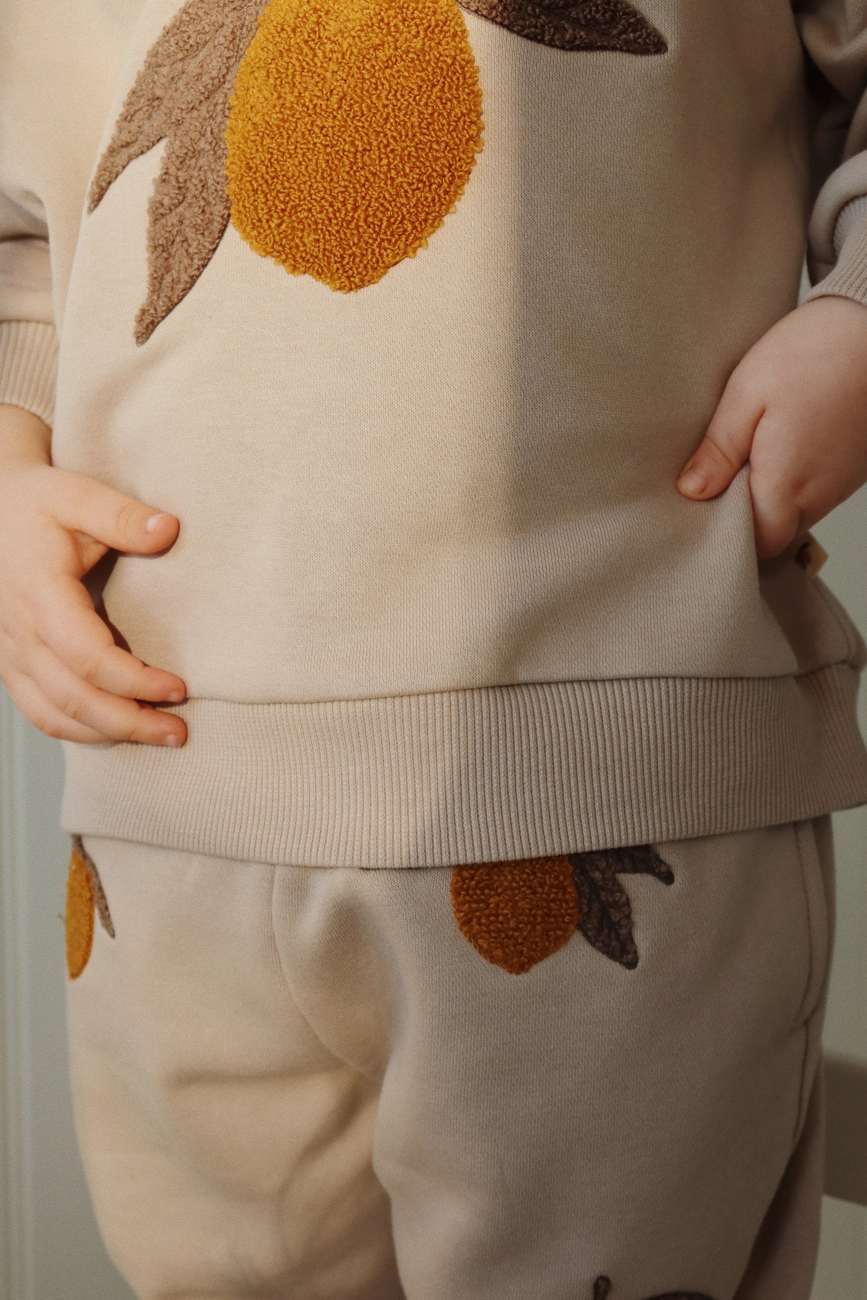 Konges Slojd - Kinder Sweatshirt Zitrone beige