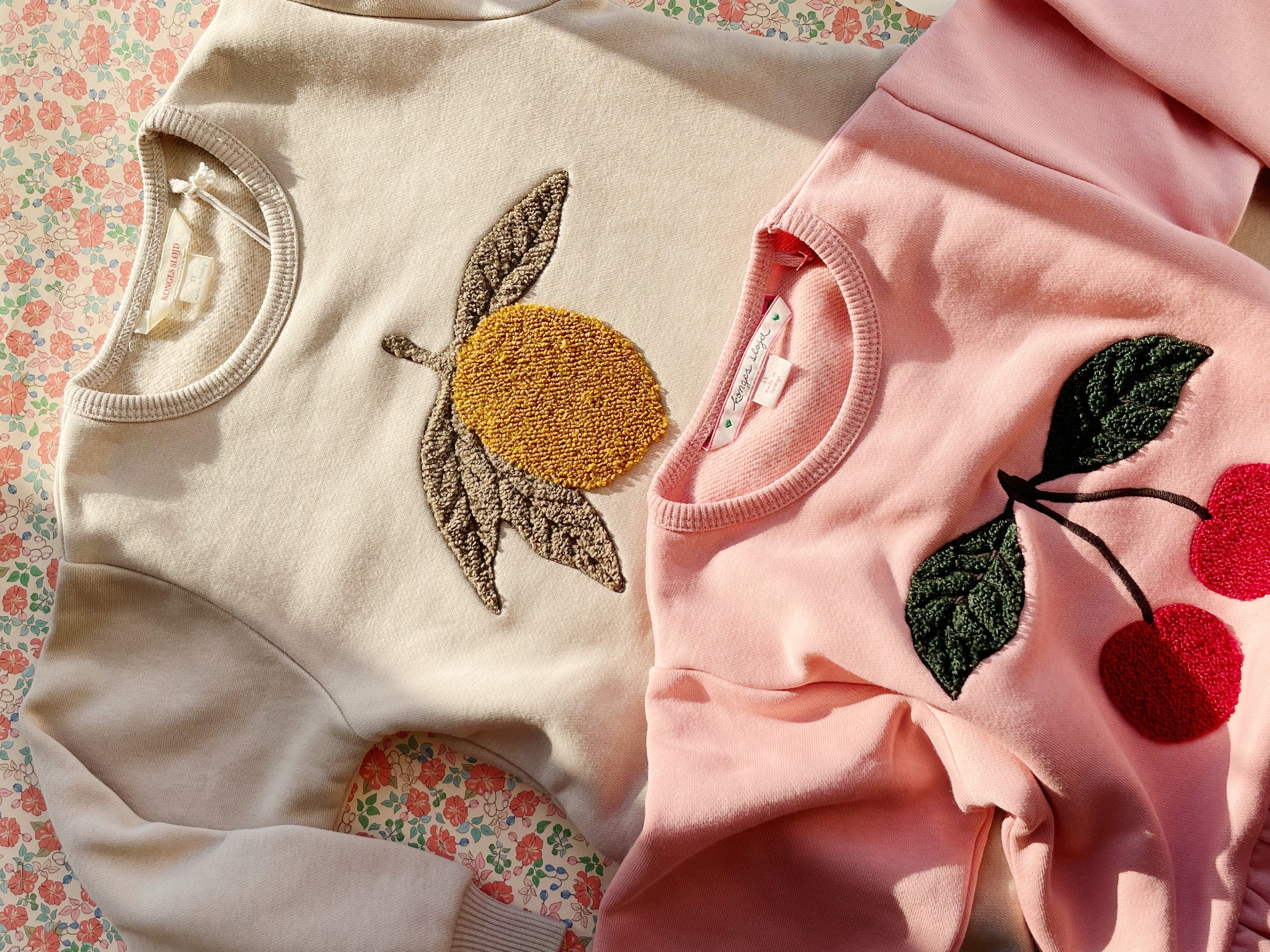 Konges Slojd - Kinder Sweatshirt Zitrone beige