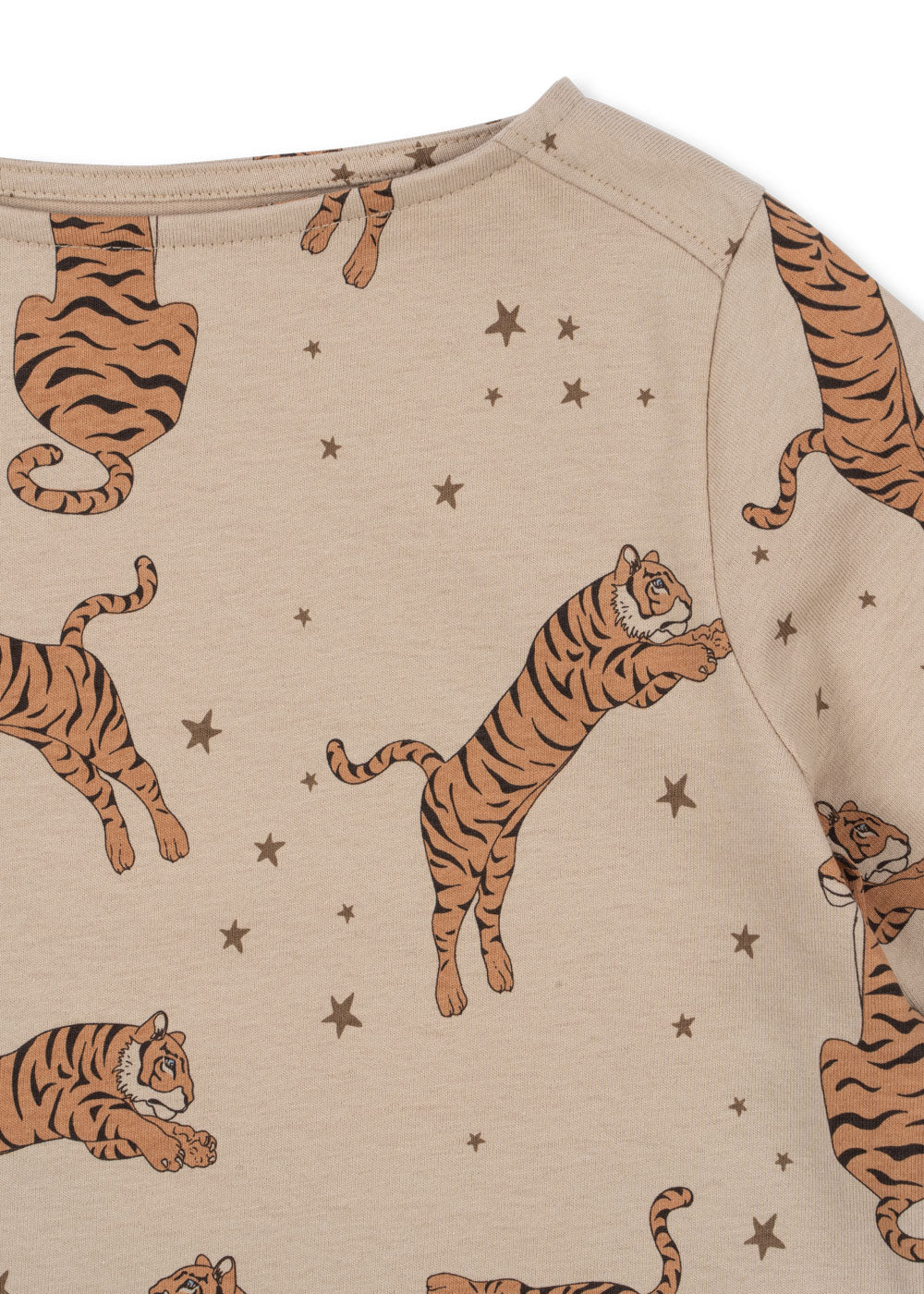 Konges Slojd - Kinder Langarmshirt Tiger beige