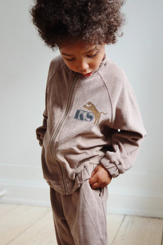 Konges Slojd - Kinder Trainingsjacke Itty beige - AURYN Shop