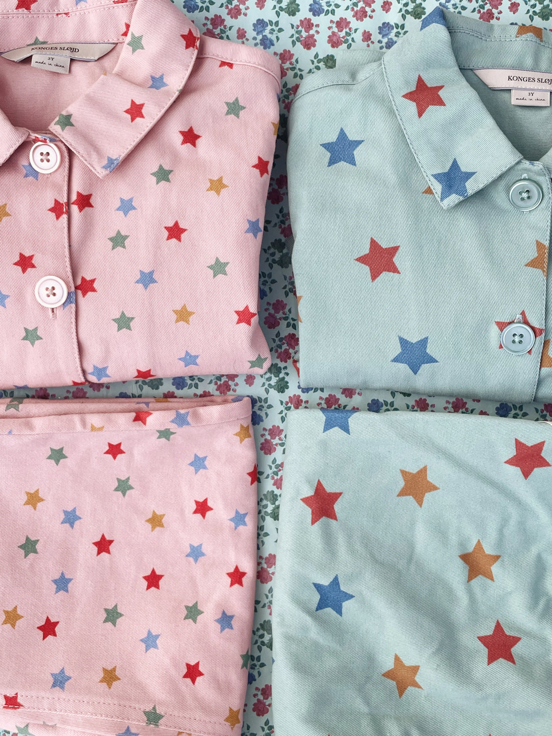 Konges Slojd - Baby Jacke Sterne rosa