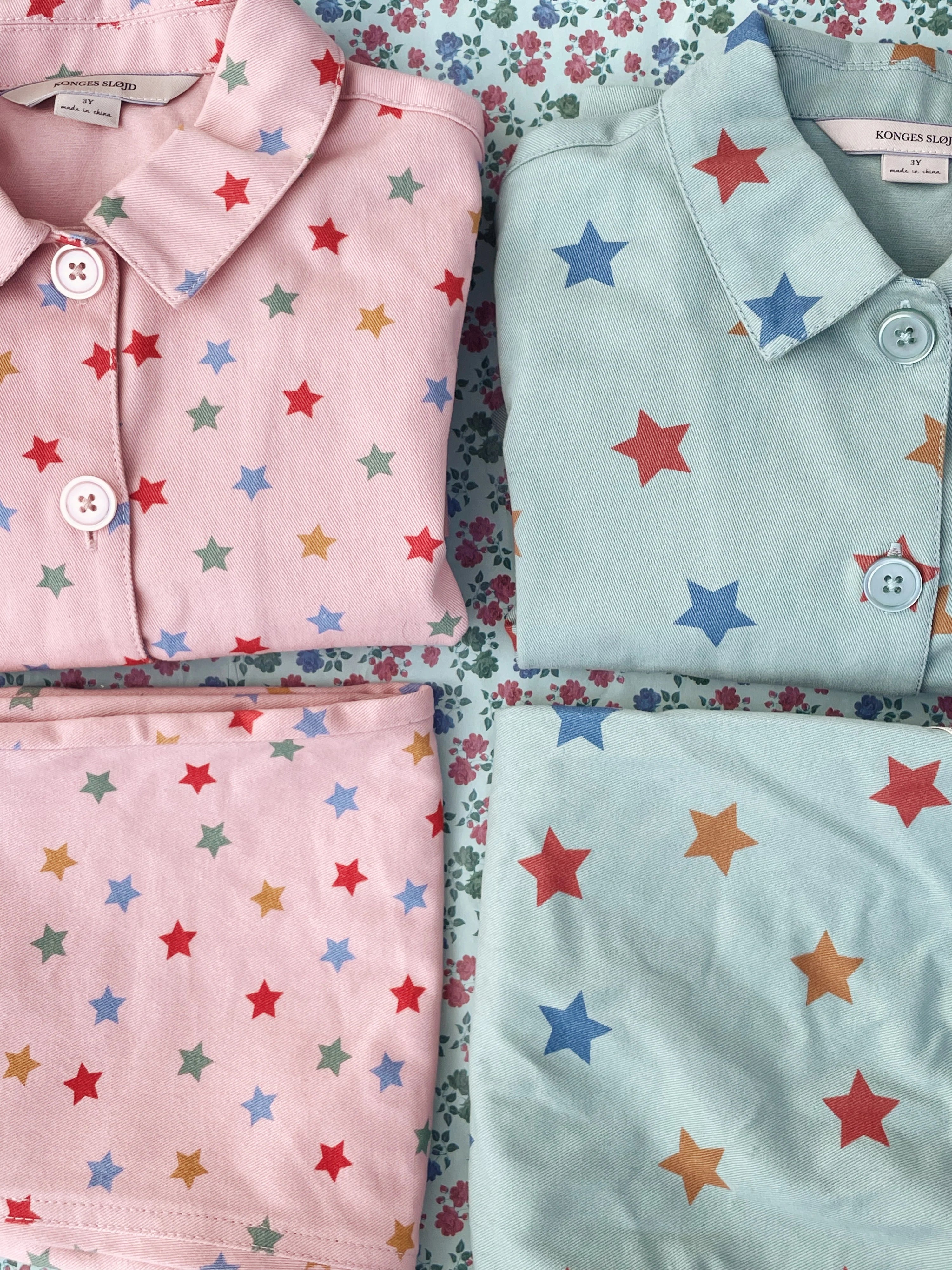 Konges Slojd - Baby Jacke Sterne rosa