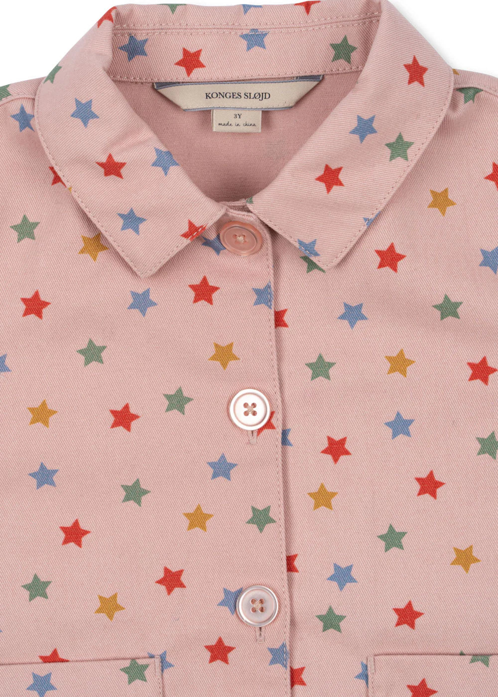 Konges Slojd - Baby Jacke Sterne rosa