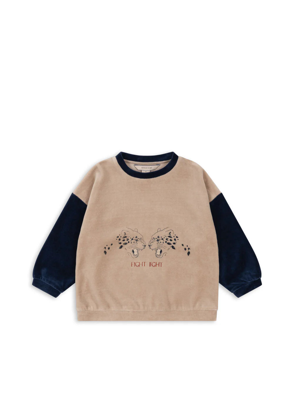 Klassisches Sweatshirt aus weichem Samt von Konges Slojd