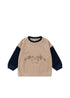 Klassisches Sweatshirt aus weichem Samt von Konges Slojd
