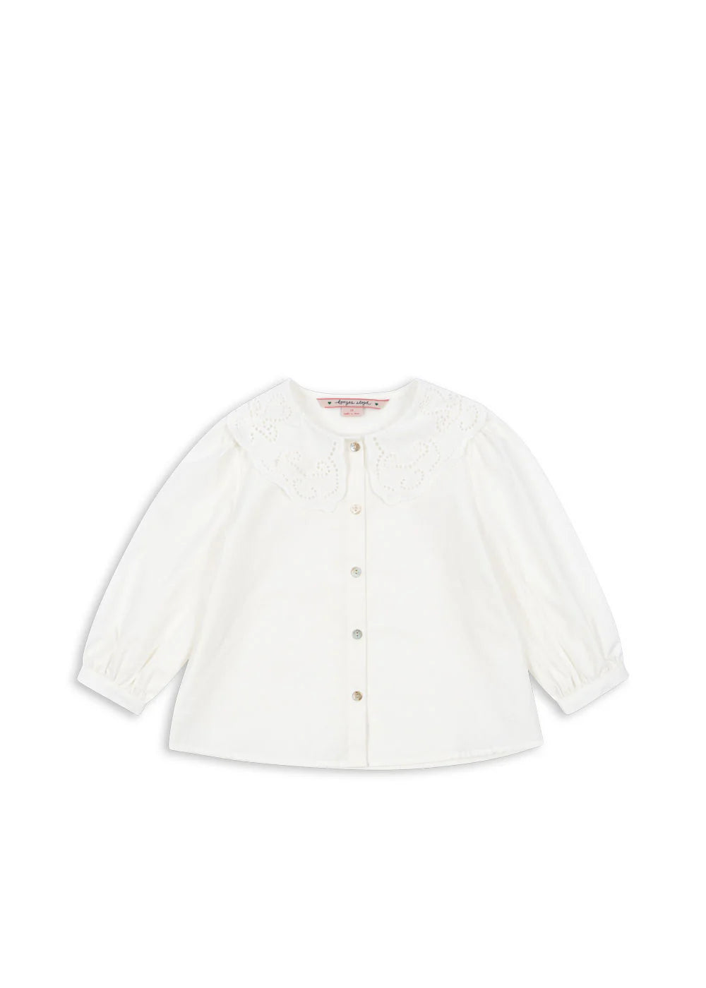 Konges Slojd - Baby/Kinder Bluse in weiß aus Baumwolle