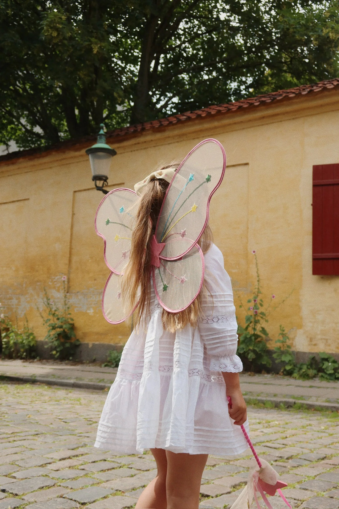 Konges Slojd - Feenkostüm-Set: Fügel / Zauberstab für Mädchen / Kinder